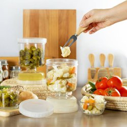 ظرف نگهدارنده خیارشور و زیتون