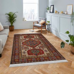 فرش مخمل نادی طرح سنتی کد O110