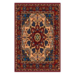 فرش مخمل نادی طرح سنتی کد O100